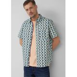 s.Oliver - Hemd - Regular-fit - Kent-kraag - All-over print
