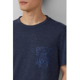 T-shirt - Gemêleerd - Katoenblend - Normale Pasvorm - Ronde Hals - Korte Mouwen