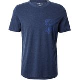 T-shirt - Gemêleerd - Katoenblend - Normale Pasvorm - Ronde Hals - Korte Mouwen