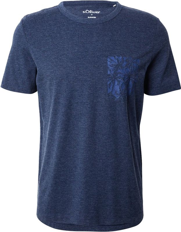 T-shirt - Gemêleerd - Katoenblend - Normale Pasvorm - Ronde Hals - Korte Mouwen