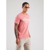s.Oliver - Shirt - Framboos/Wit - T-shirt