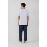 s.Oliver - T-shirt - Blauw - Katoen - Korte Mouwen