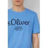 s.Oliver RED LABEL - T-shirt - Effen - Katoen - Korte Mouwen