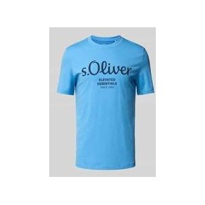 s.Oliver RED LABEL - T-shirt - Effen - Katoen - Korte Mouwen