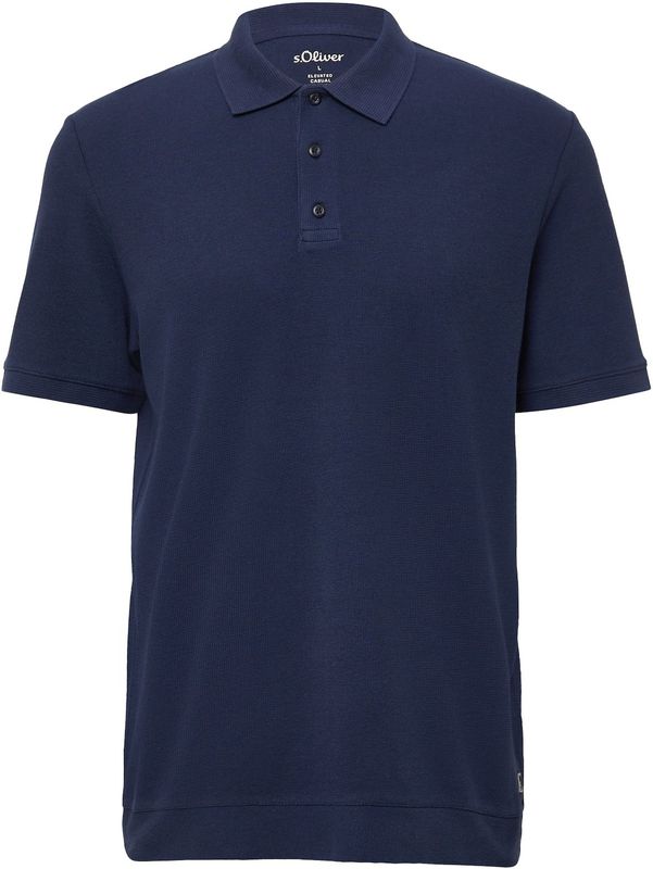 s.Oliver - Regular Fit - Polo - Donkerblauw