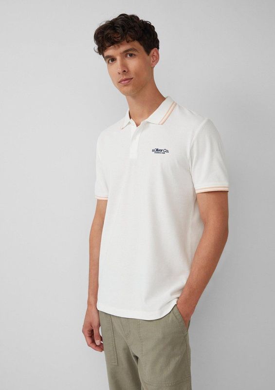Poloshirt - Katoenen Piqué - Normale Pasvorm - Korte Mouwen