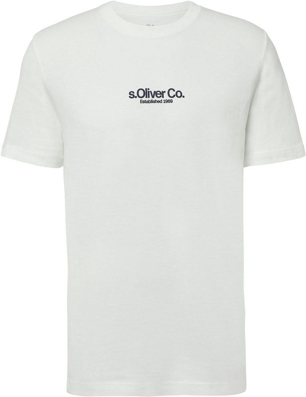 s.Oliver - Shirt - Navy/Wit - T-shirt