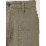 s.Oliver - Bermuda Short - Donkergroen - Linnen