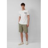 s.Oliver - Bermuda Short - Donkergroen - Linnen