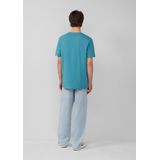 s.Oliver RED LABEL - T-shirt - Effen - Katoen - Regular Fit - V-hals