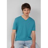 s.Oliver RED LABEL - T-shirt - Effen - Katoen - Regular Fit - V-hals