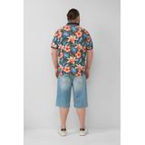 s.Oliver - Big Size - Polo - Multi - Korte Mouwen - Regular Fit