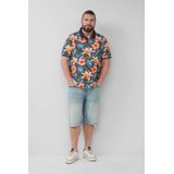 s.Oliver - Big Size - Polo - Multi - Korte Mouwen - Regular Fit
