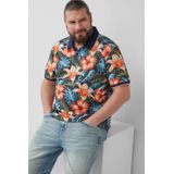 s.Oliver - Big Size - Polo - Multi - Korte Mouwen - Regular Fit