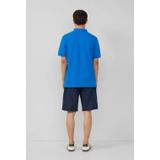 s.Oliver - Poloshirt - Blauw - Katoen - Big Size