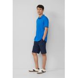 s.Oliver - Poloshirt - Blauw - Katoen - Big Size