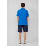 s.Oliver - Poloshirt - Blauw - Katoen - Big Size