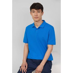 s.Oliver - Poloshirt - Blauw - Katoen - Big Size