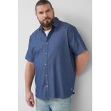 Shirt - Katoenen Overhemd - Korte Mouwen - Kent-kraag