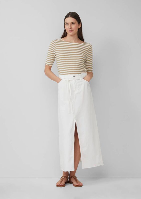 s.Oliver - Maxi Jeansrok - A-vorm - Used Look - 5-pocket ontwerp