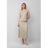 Beige Trenchcoat - Bovenmateriaal 49% - Reverskraag - Lange Mouwen