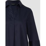 Blousejurk - Effen - Katoen - Knielengte - Driekwart Mouw