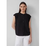 Blouse - Oversized - Viscoseblend - Kraag - Knoopsluiting