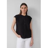 Blouse - Oversized - Viscoseblend - Kraag - Knoopsluiting