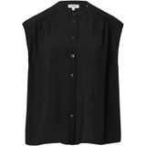 Blouse - Oversized - Viscoseblend - Kraag - Knoopsluiting