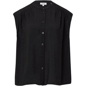 Blouse - Oversized - Viscoseblend - Kraag - Knoopsluiting