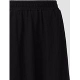 s.Oliver - Midi Rok - Zwart - Plooirok