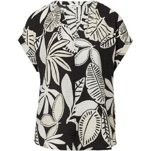 s.Oliver RED LABEL - Blouseshirt - Crinkle - Viscosemix - All-over Motief