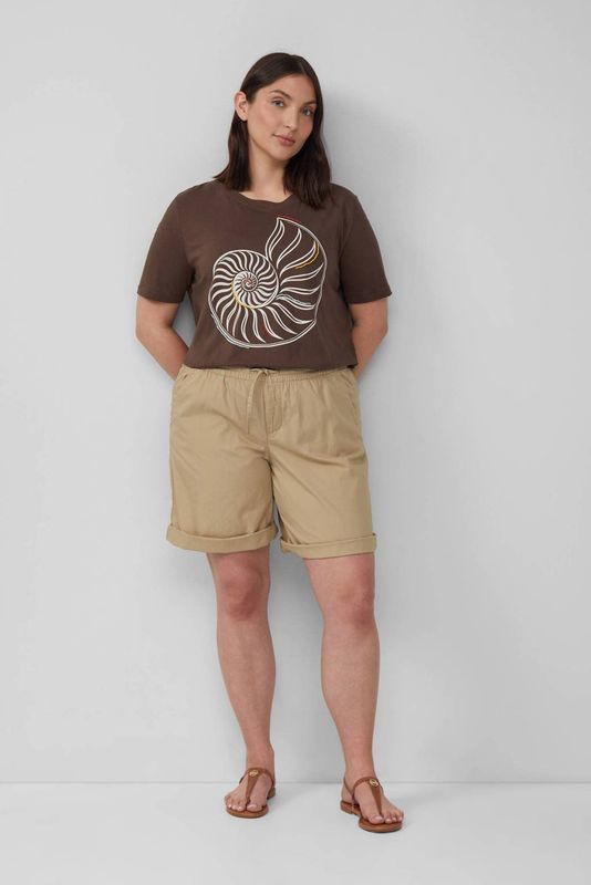 s.Oliver - Korte Broeken - Lichtgewicht - Relaxte Pasvorm - Katoenmix