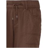 Broek - Linnenblend - Relaxte Pasvorm - Taps Toelopende Pijpen - Zwart