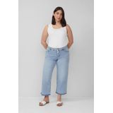 Jeans - Denim Broek - Katoenblend - Straight-leg - Mid-rise Pasvorm