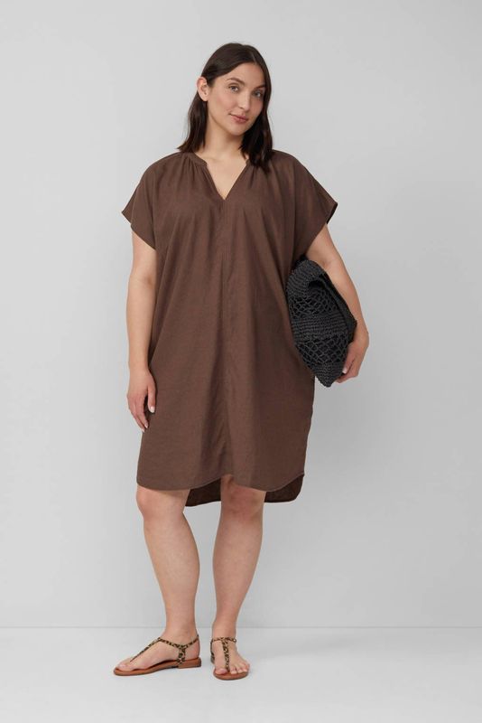 Jerseyjurk - Midi-jurk - Lichte en Luchtige Linnenmix