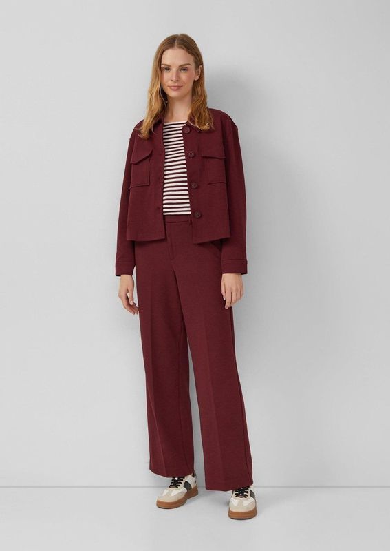 Broek - Wijde Pijpen - Hoog Uitgesneden Pasvorm - Plooien