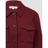 Binnenjas - Relaxed-fit - Getextureerde Jersey - Ongevoerd - Slimme Kraag