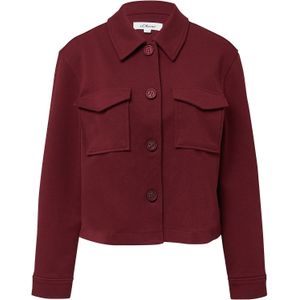 Binnenjas - Relaxed-fit - Getextureerde Jersey - Ongevoerd - Slimme Kraag