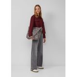 Binnenjas - Relaxed-fit - Getextureerde Jersey - Ongevoerd - Slimme Kraag