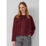 Binnenjas - Relaxed-fit - Getextureerde Jersey - Ongevoerd - Slimme Kraag