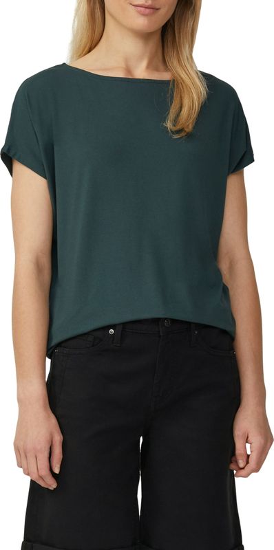 T-shirt - Jersey - Oversized Schouders - Ronde Hals - Viscosemix