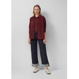 Longsleeve - 100% Katoen - Dames - Slim Fit - Ribstructuur