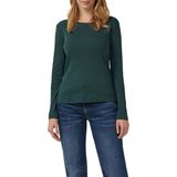 T-shirt - Longsleeve - Dames - 100% Katoen - Slim Fit - Ribstructuur