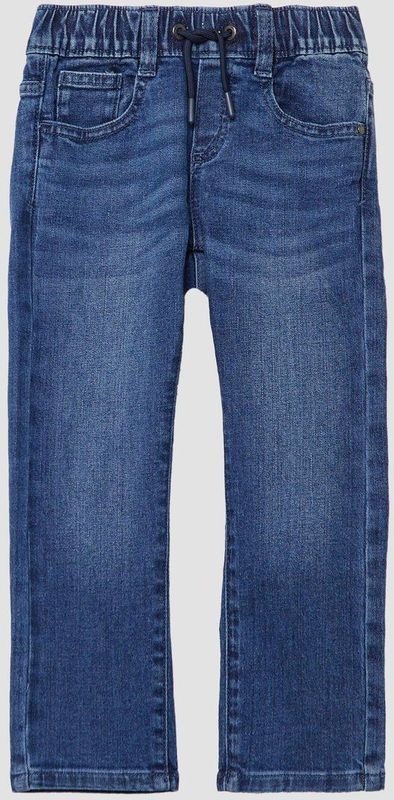 Jeans - Joggingjeans - Rechte Broek - Middelhoge Taille - Katoenstretch