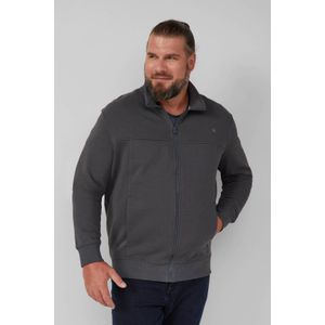 Sweatshirt Jas - Sportief - Met Stehkragen en Label-Print