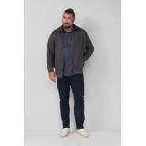 Sweatshirt Jas - Sportief - Met Stehkragen en Label-Print