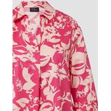 A-lijn Jurk - Korte Poplin Jurk - 3/4 Mouwen - Normale Pasvorm