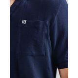 Poloshirt - Zacht Katoen - Gestructureerde Strepen