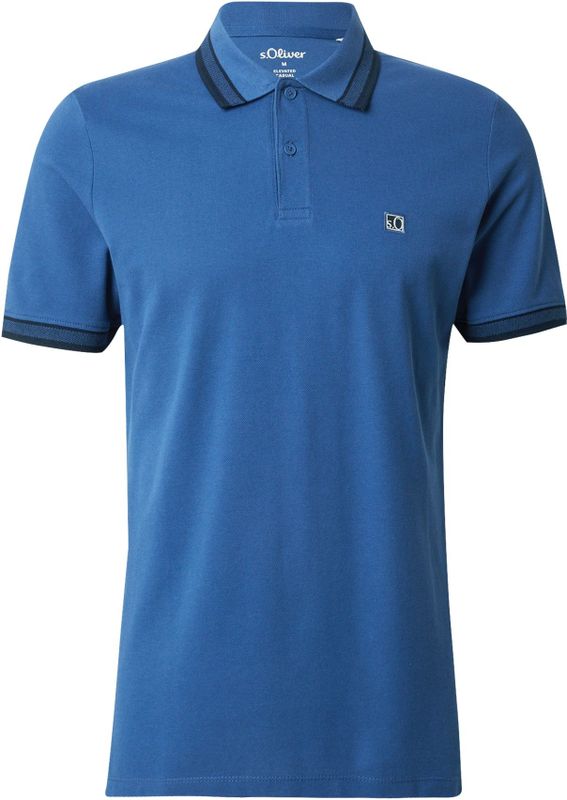 Poloshirt - Blauw - Korte Mouwen - Polokraag - Logoborduursel